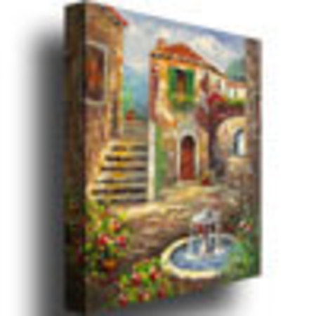 Trademark Fine Art Rio 'Tuscan Cottage' Canvas Art, 18x24 MA0357-C1824GG